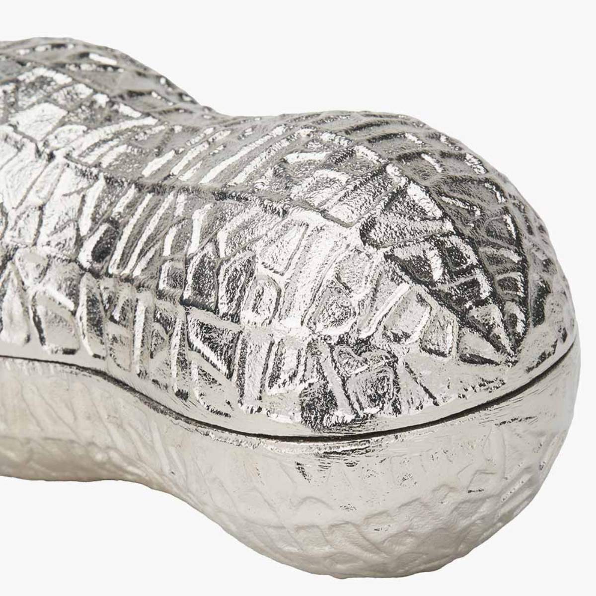 Pacific Lifestyle Metal Peanut Lidded Trinket Bowl