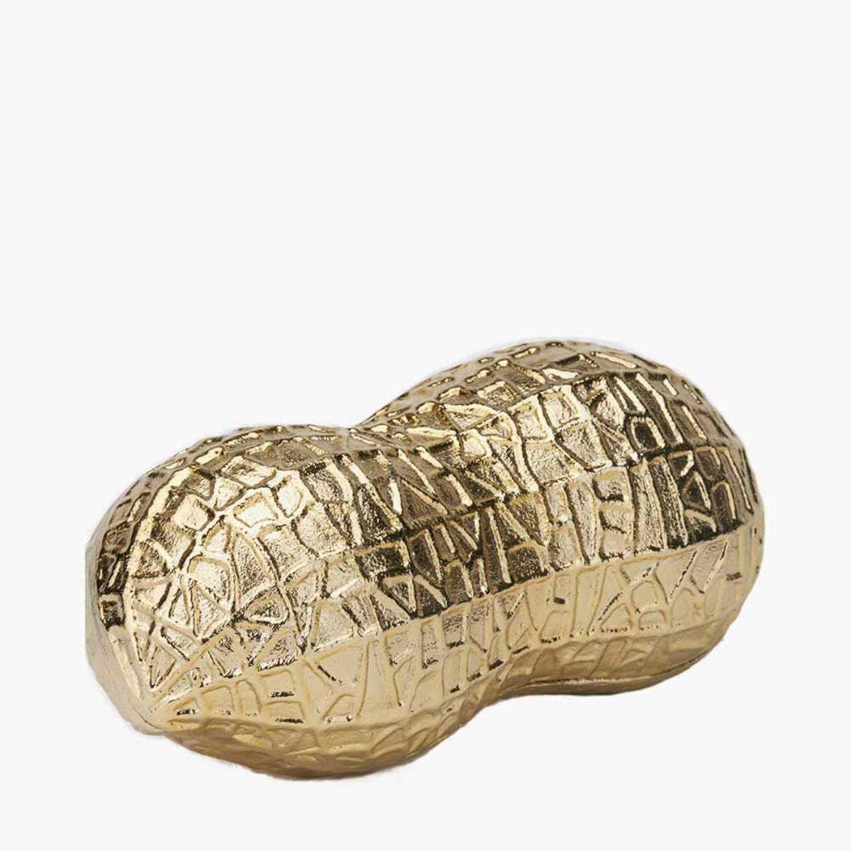 Pacific Lifestyle Metal Peanut Lidded Trinket Bowl