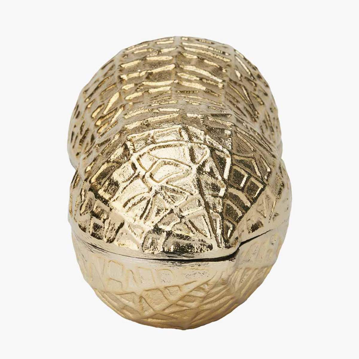 Pacific Lifestyle Metal Peanut Lidded Trinket Bowl