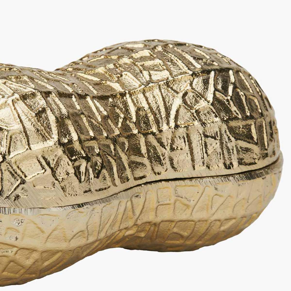Pacific Lifestyle Metal Peanut Lidded Trinket Bowl