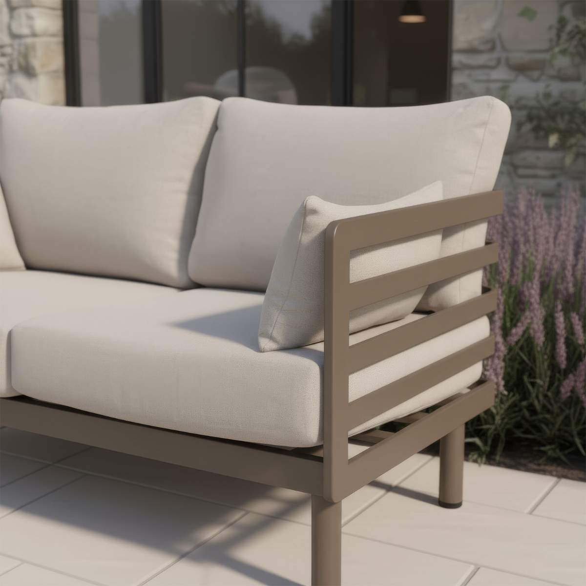 Maze Metro Aluminium 2 Seat Sofa Set