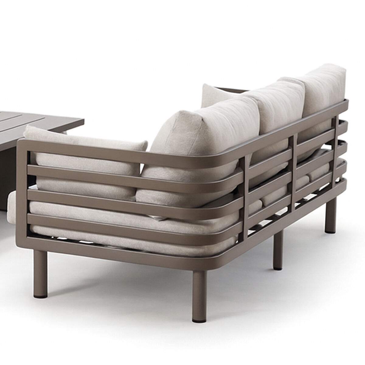 Maze Metro Aluminium 3 Seat Garden Sofa Set