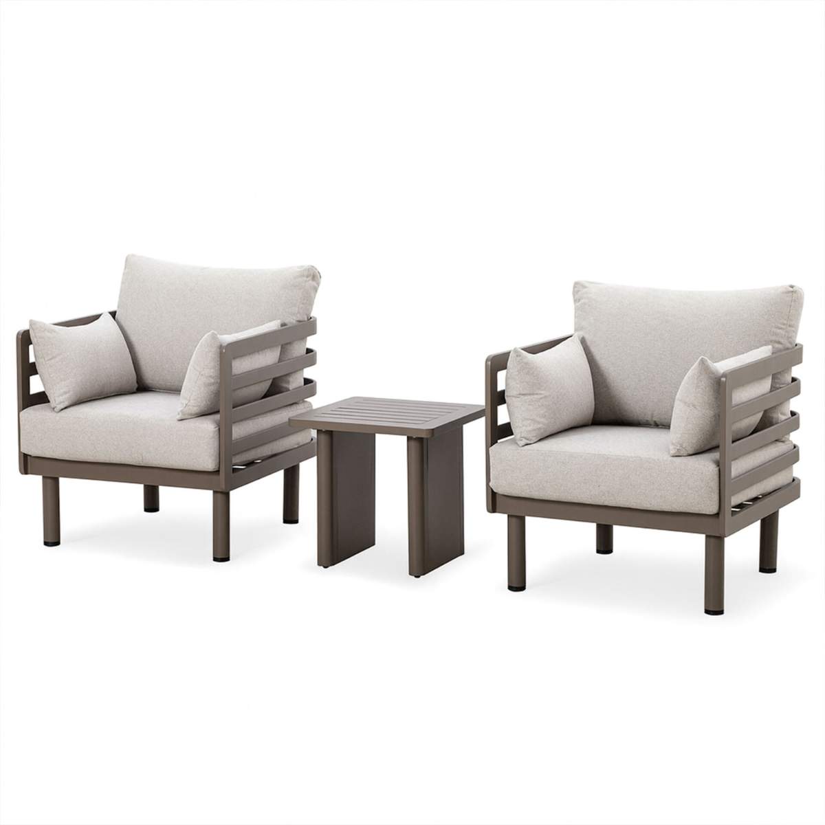 Maze Metro Aluminium Garden Lounge Set