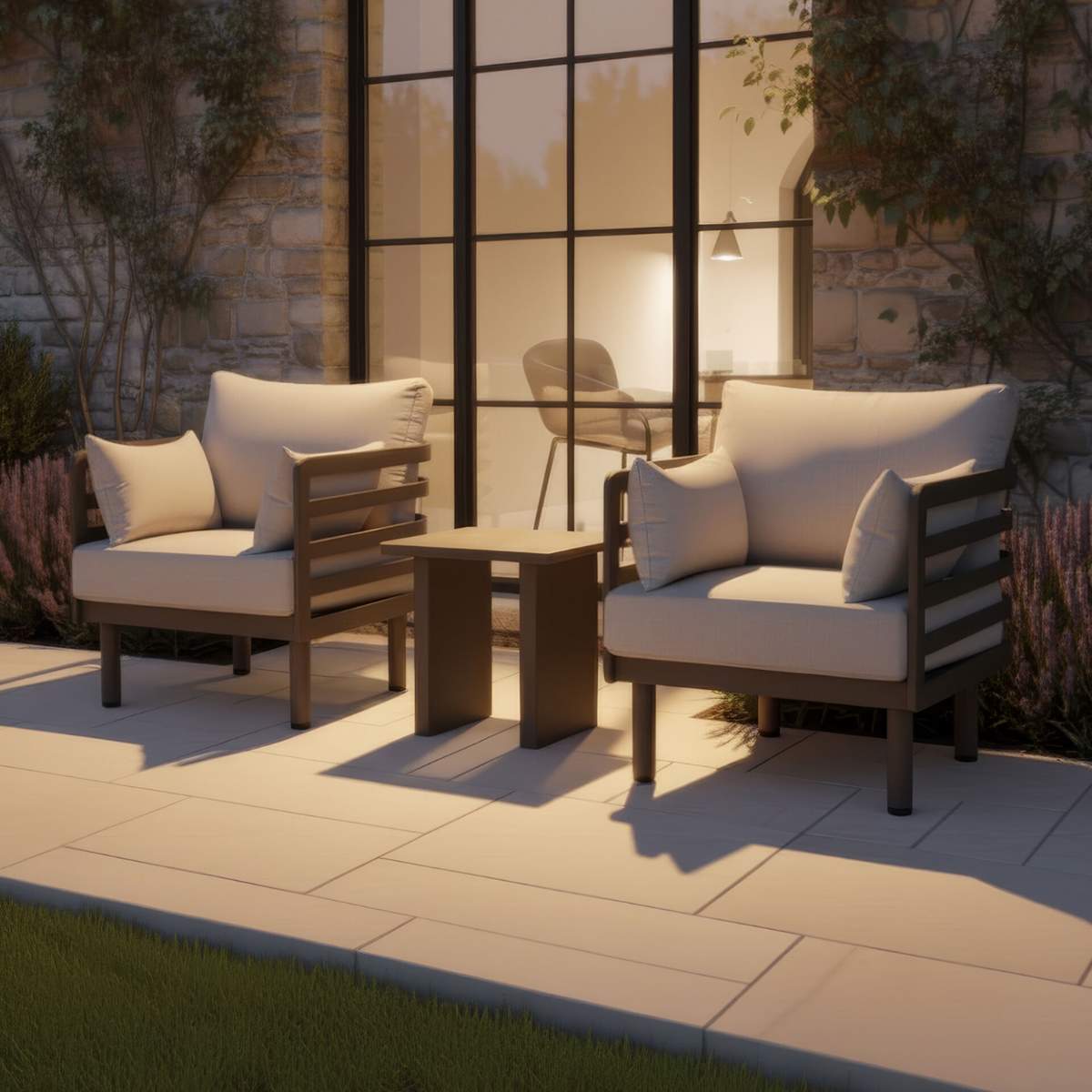 Maze Metro Aluminium Garden Lounge Set