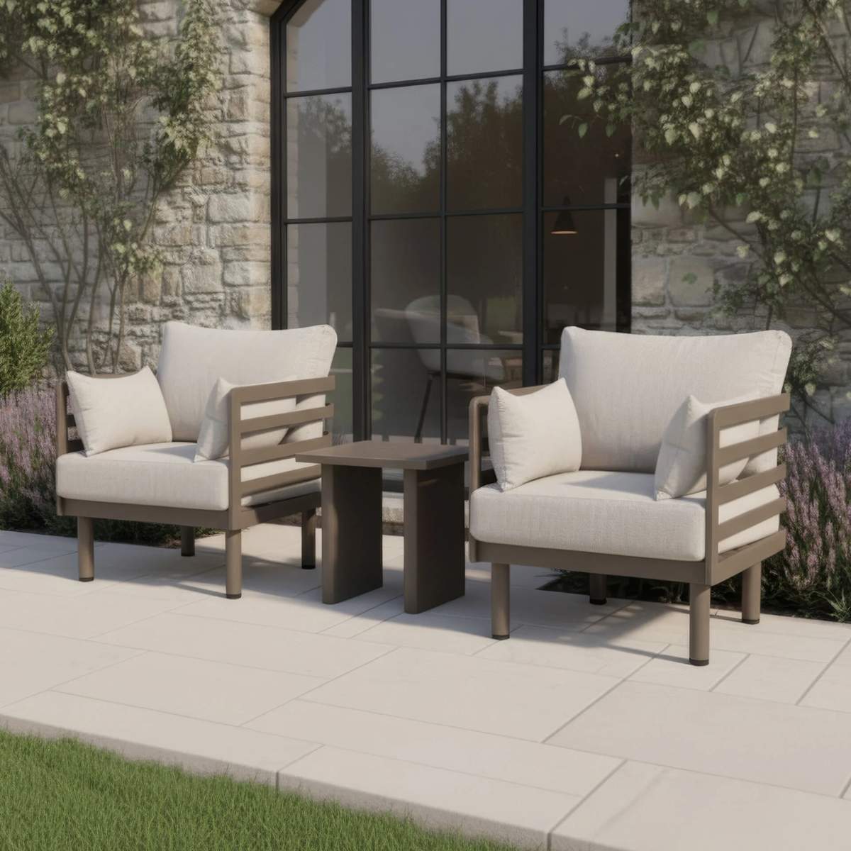 Maze Metro Aluminium Garden Lounge Set