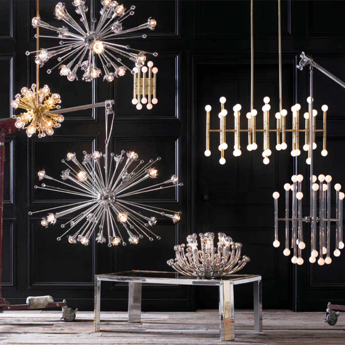 Jonathan Adler Meurice Rectangle Chandelier