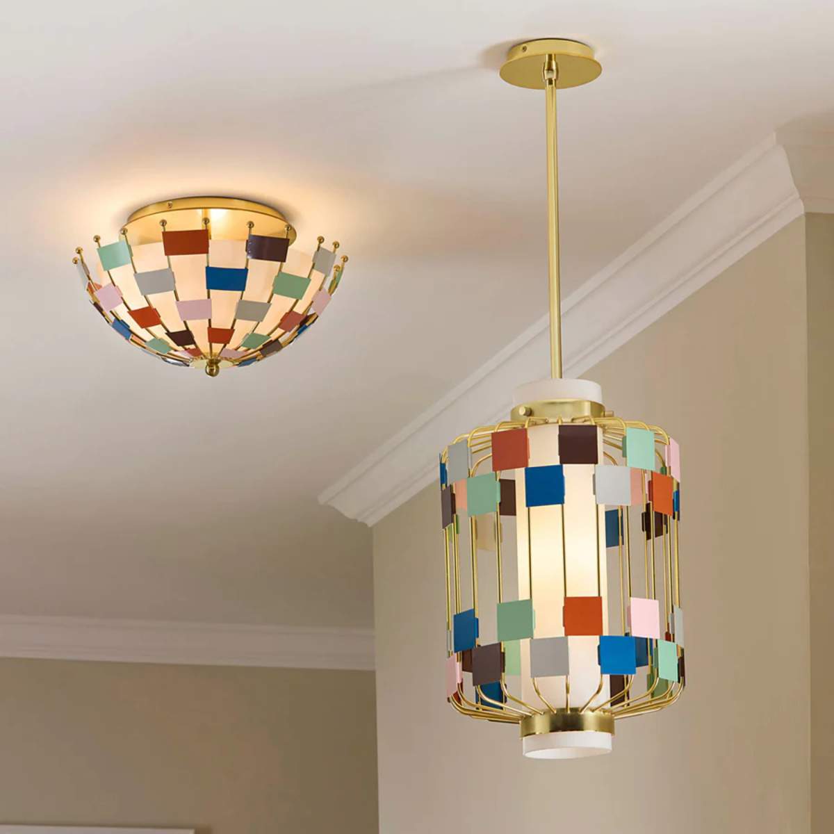 Jonathan Adler Miami Flush Mount