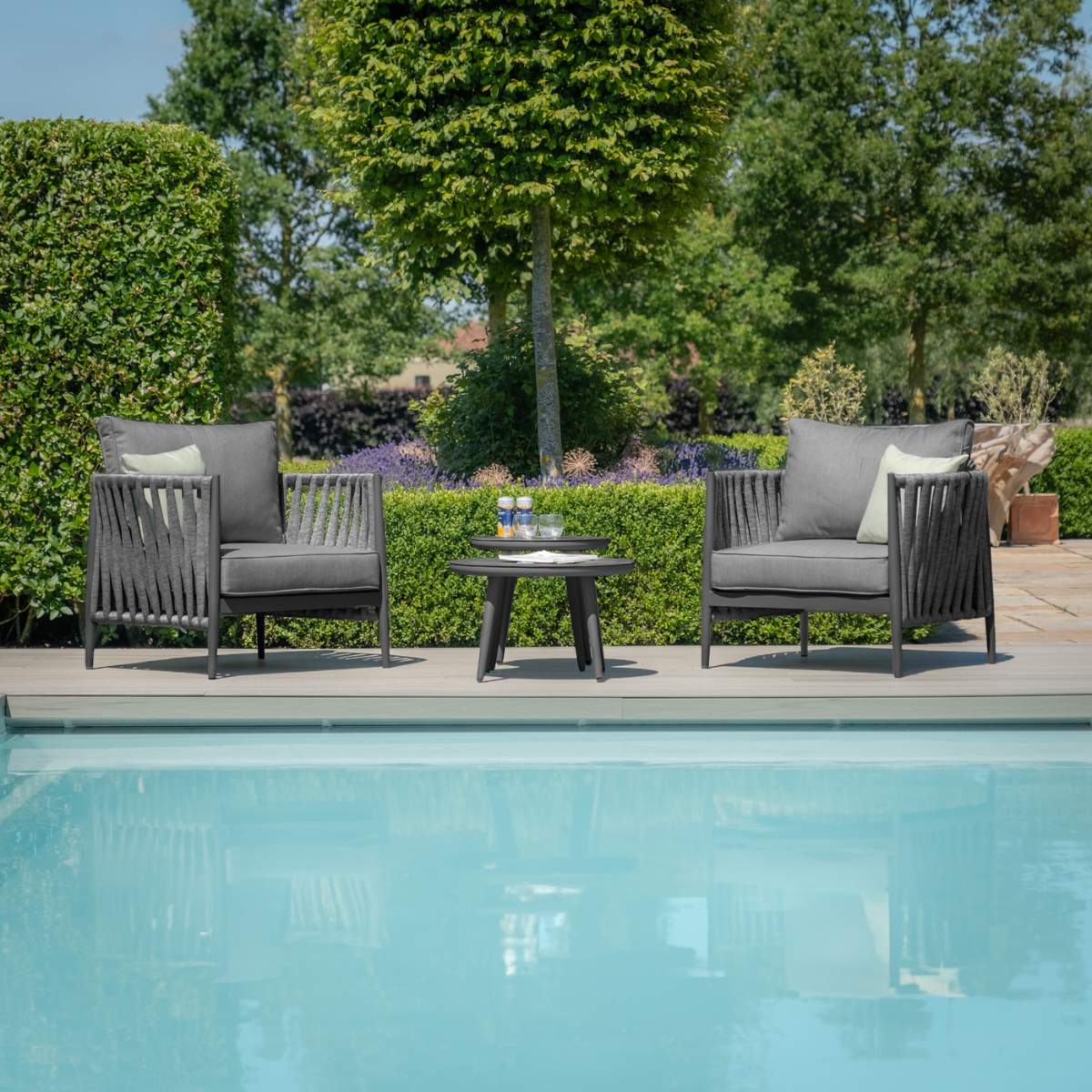 Maze Milan Rope Weave Lounge Set