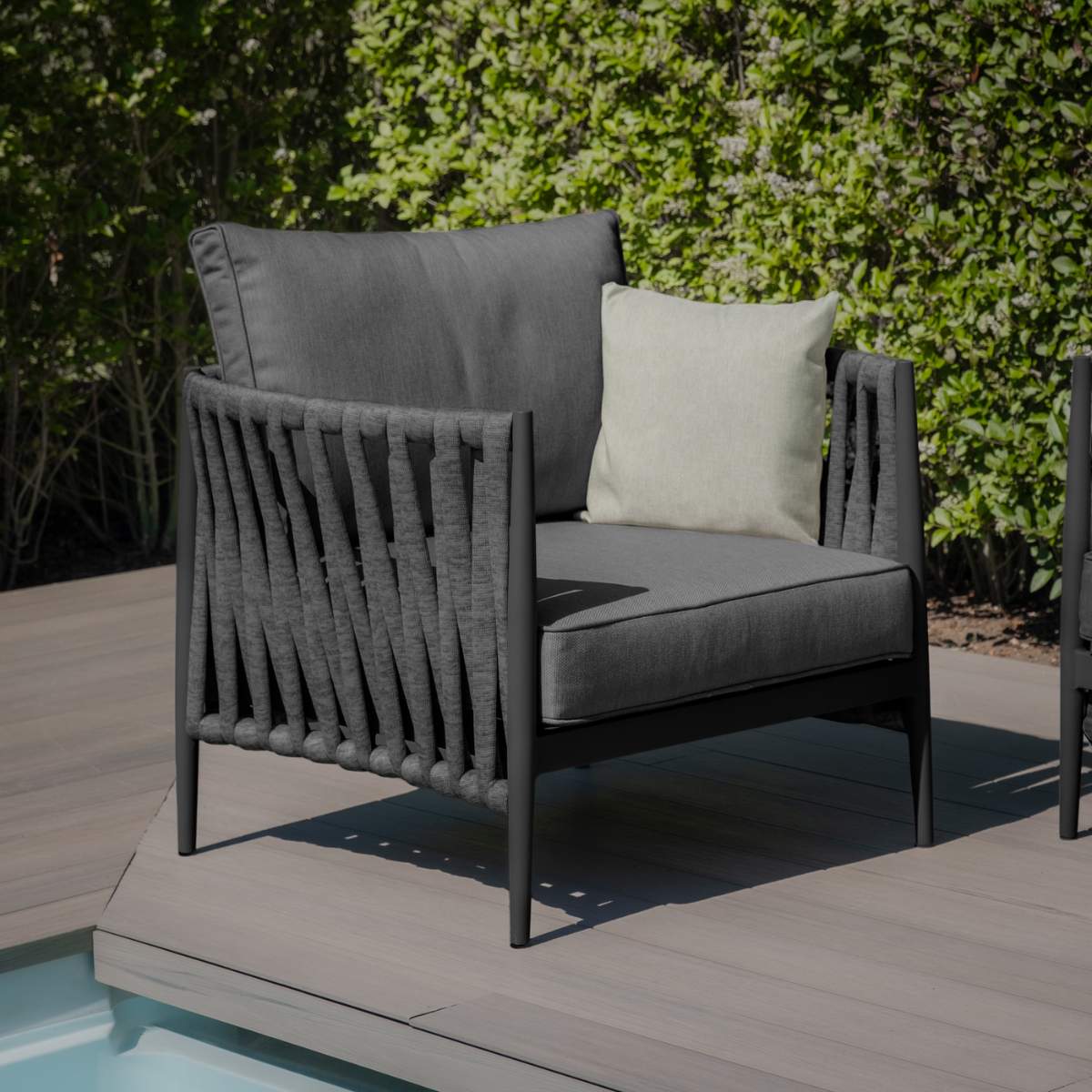 Maze Milan Rope Weave 3 Seat Sofa Set