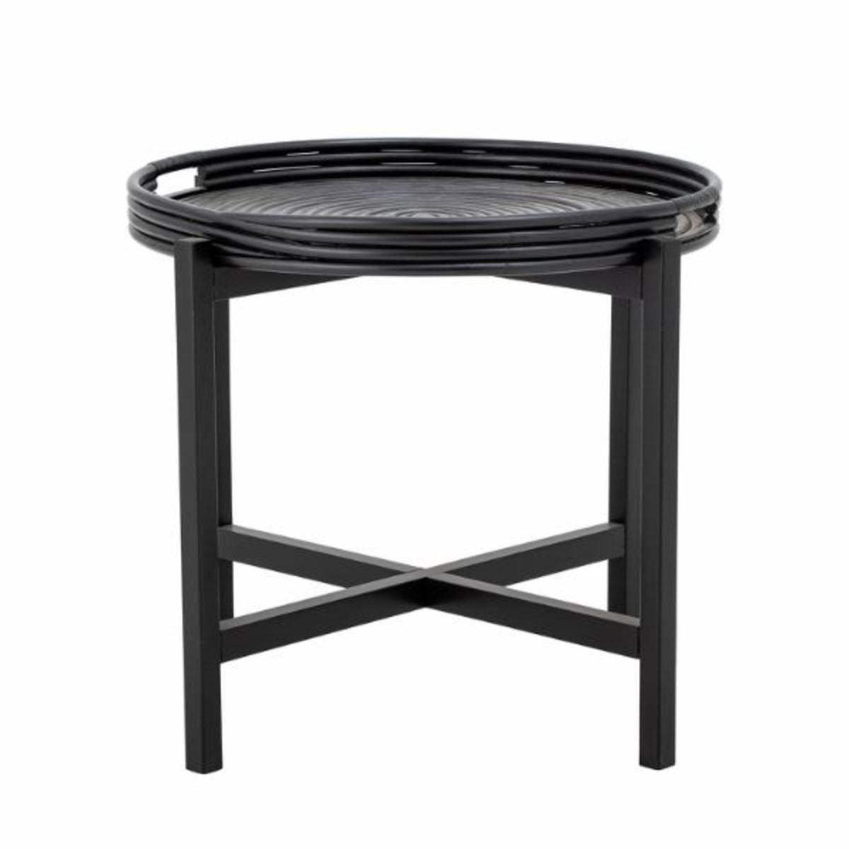 Bloomingville Milli Tray Table - Black Rattan