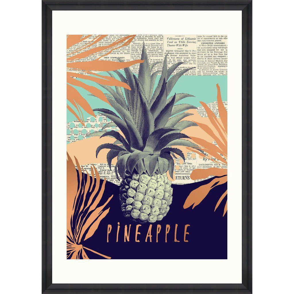 Mind The Gap Be Pineapple Framed Art Print-Beaumonde