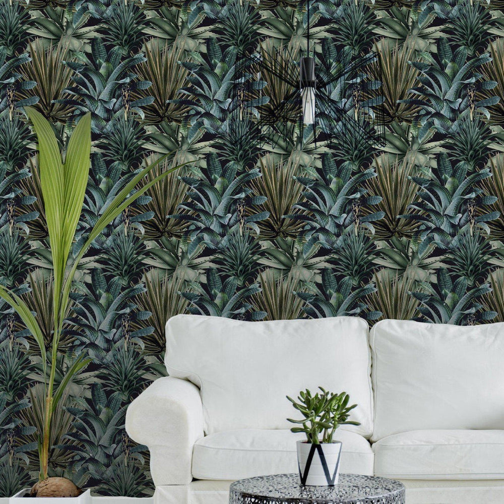 Lush Succulents Wallpaper Set-Beaumonde