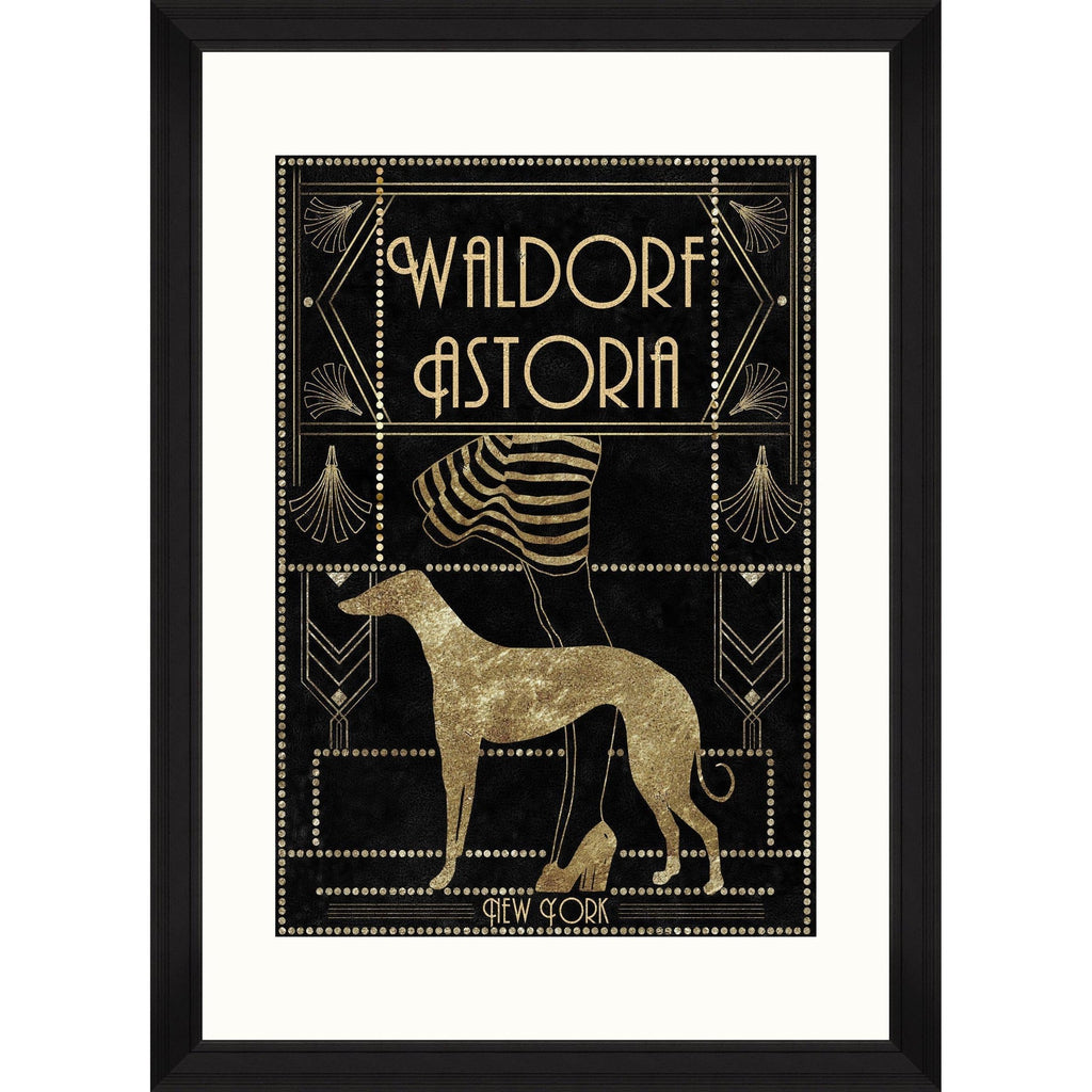 Mind The Gap Waldorf Astoria Framed Art Print-Beaumonde