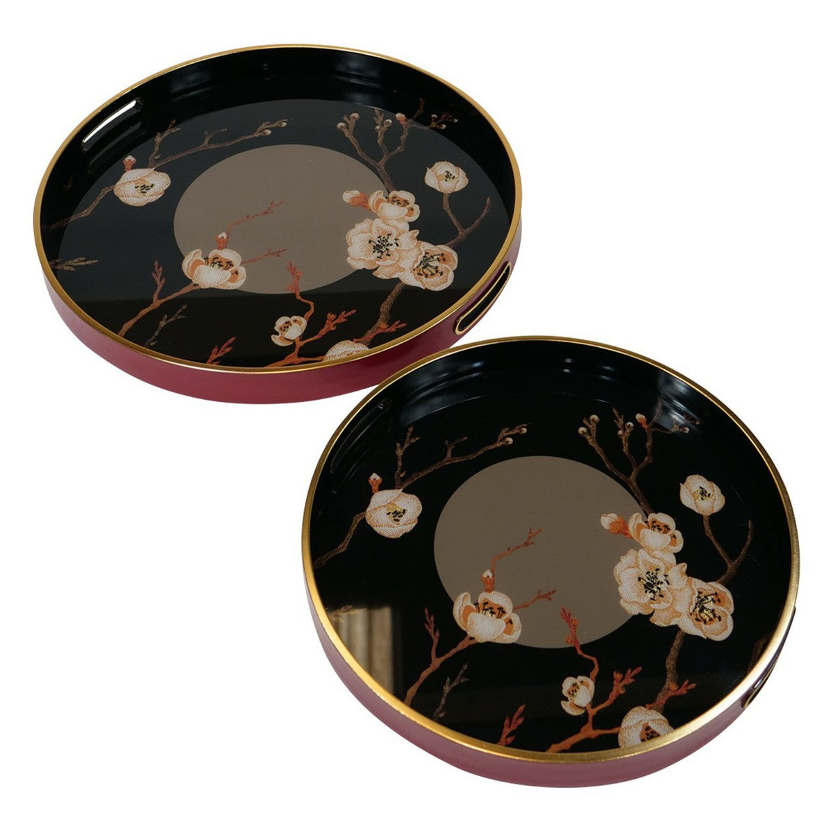 Mindy Brownes Oriental Bloom Decorative Tray Set-Beaumonde