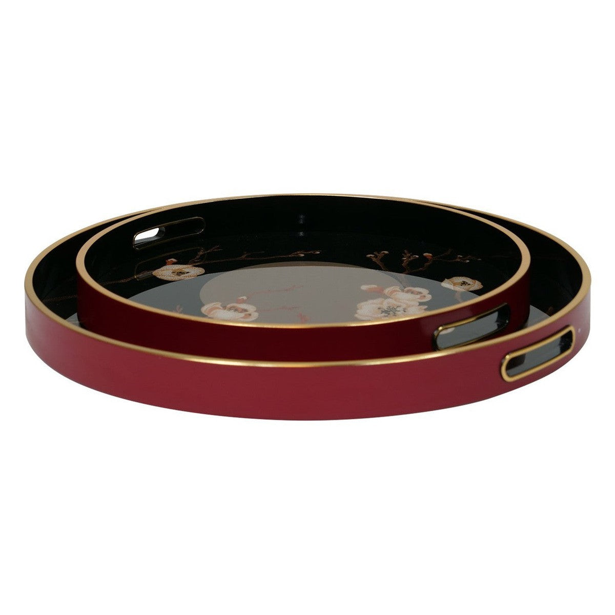 Mindy Brownes Oriental Bloom Decorative Tray Set-Beaumonde