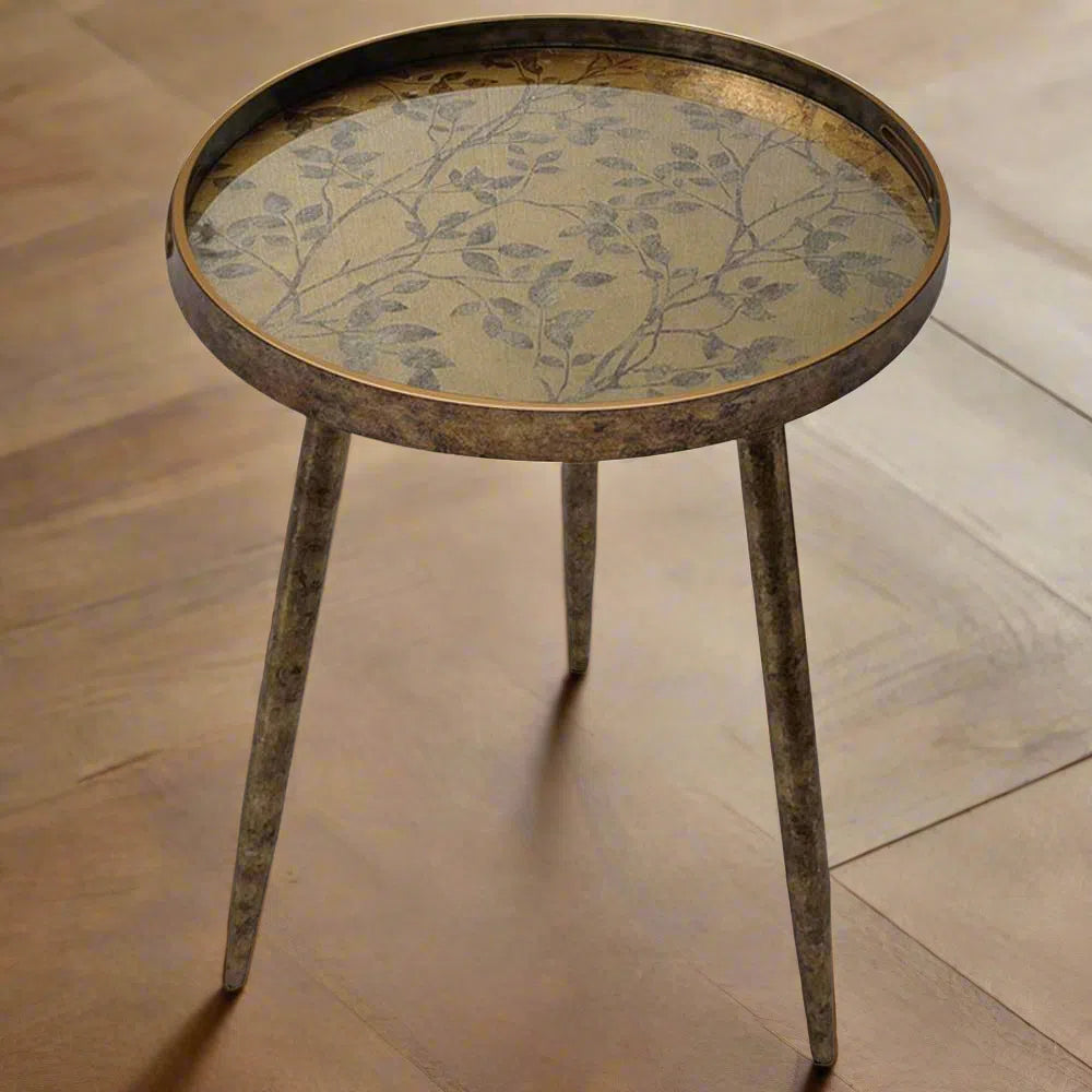 Mindy Brownes Oriental Floral Side Table-Beaumonde