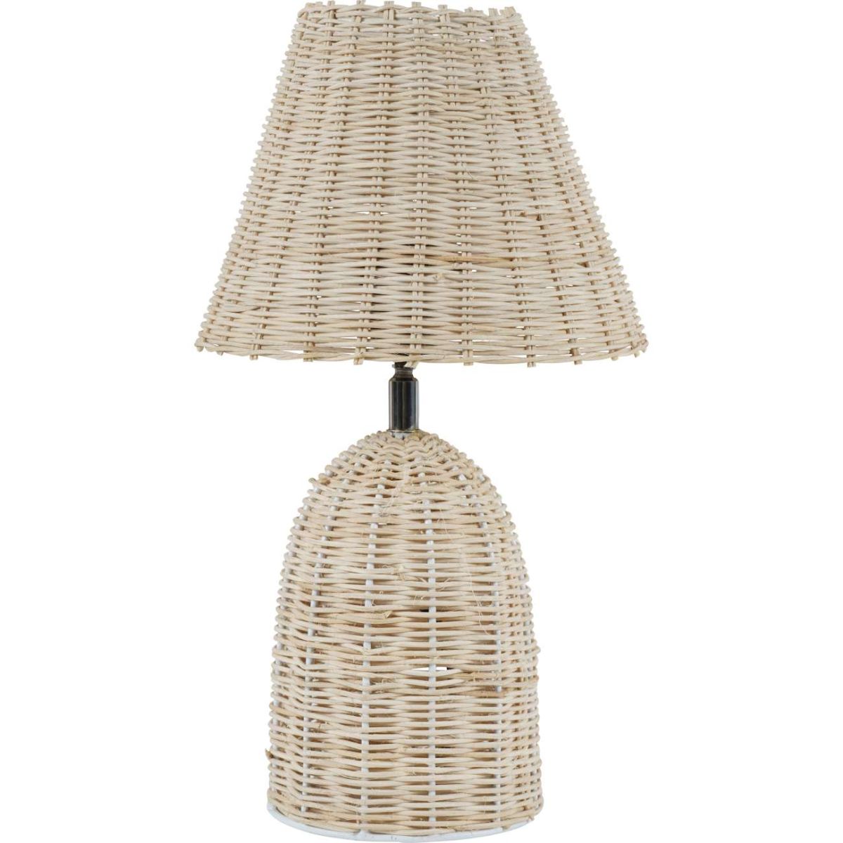 Libra Interiors Mini Rattan Lamp Base and Shade