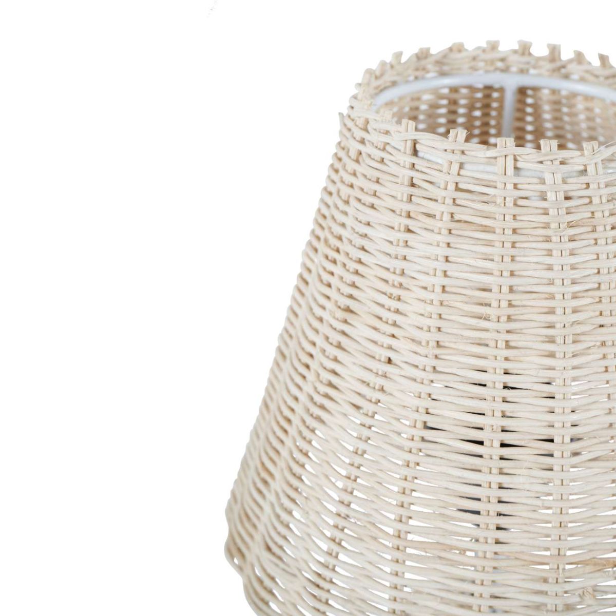 Libra Interiors Mini Rattan Lamp Base and Shade