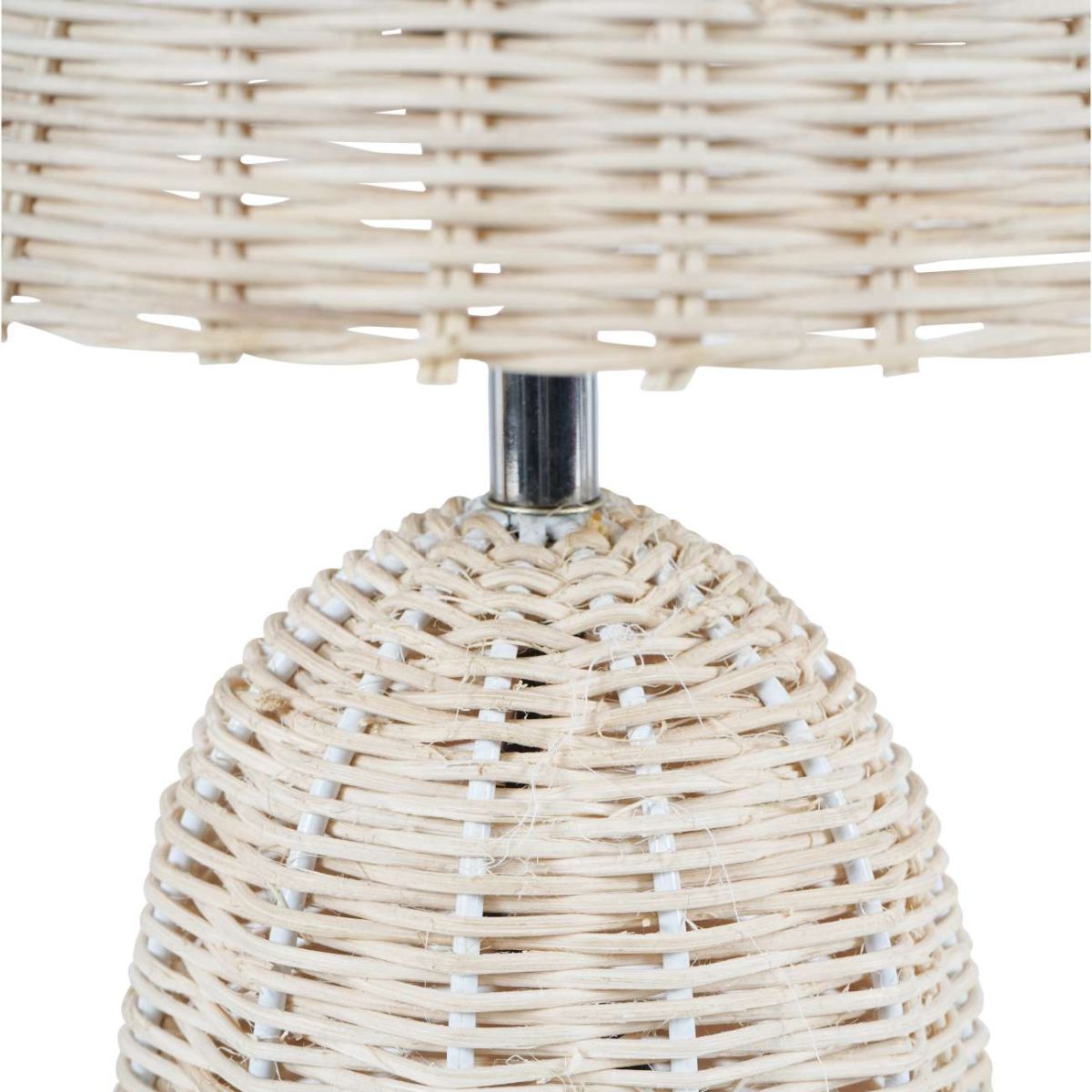 Libra Interiors Mini Rattan Lamp Base and Shade