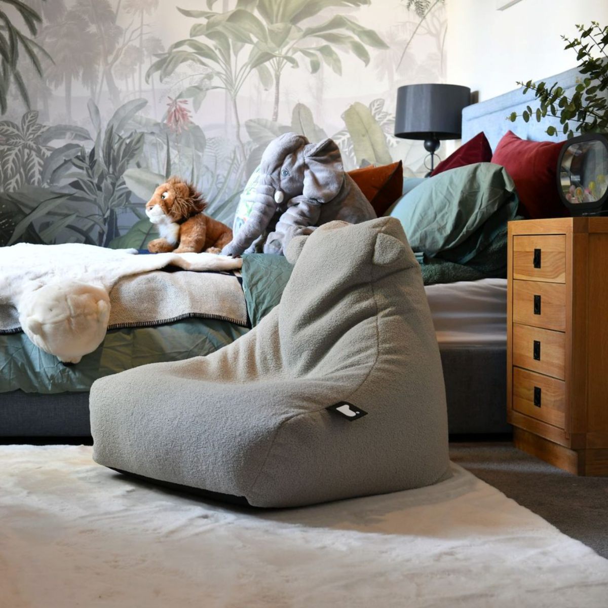 Extreme Lounging Mini B-Bag Bean Bag Chair Teddy-Beaumonde