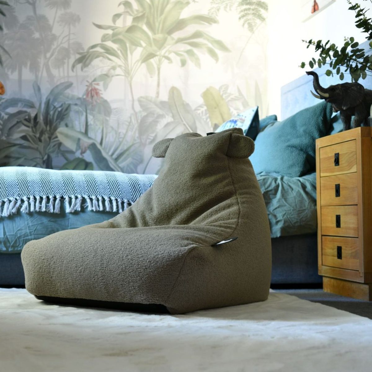 Extreme Lounging Mini B-Bag Bean Bag Chair Teddy-Beaumonde