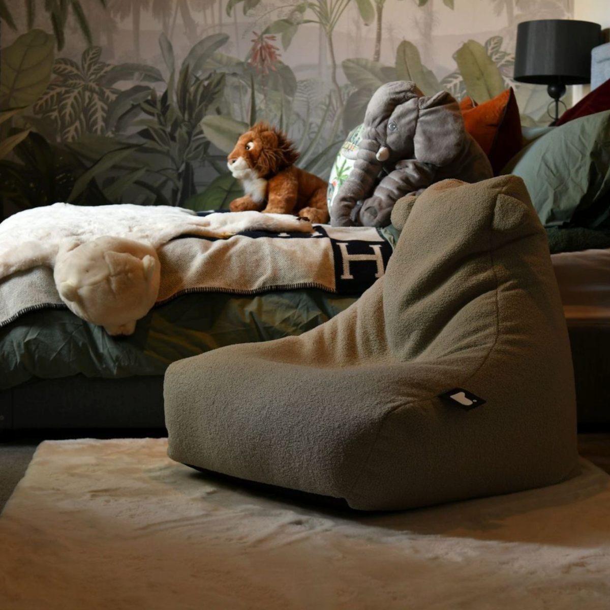 Extreme Lounging Mini B-Bag Bean Bag Chair Teddy-Beaumonde