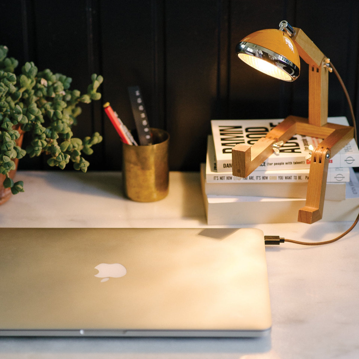 Mini Wattson Table Lamp - McLaren Orange lifestyle