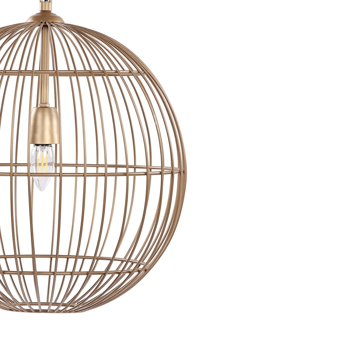 Libra Interiors Mira Globe Wire Pendant