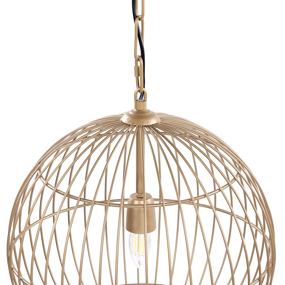 Libra Interiors Mira Globe Wire Pendant