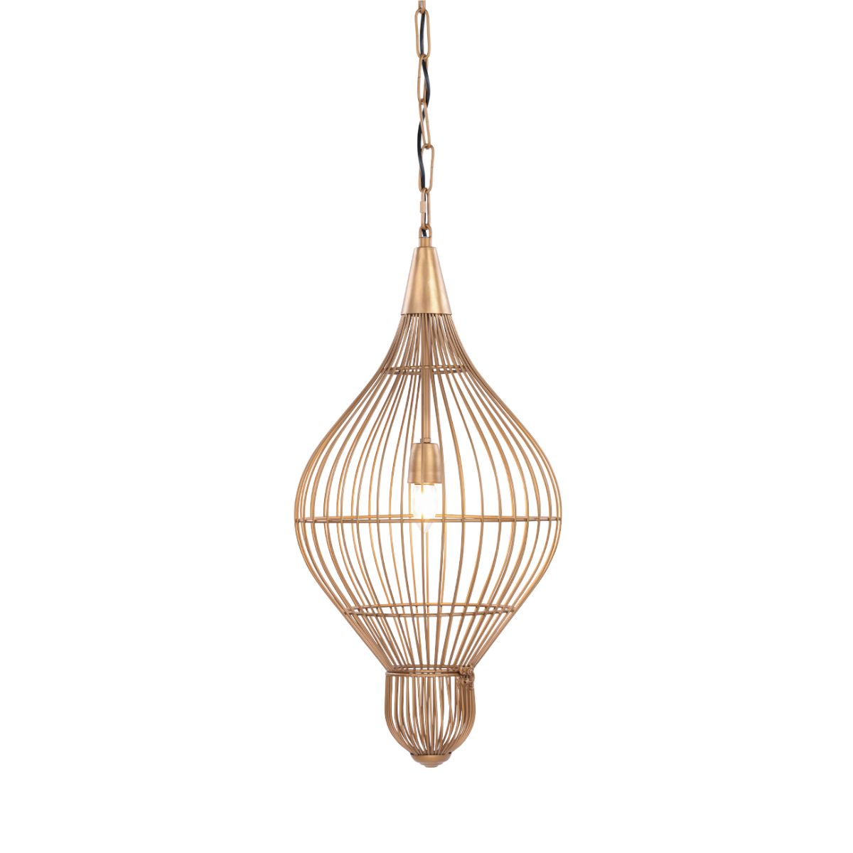 Libra Interiors Mira Teardrop Wire Pendant