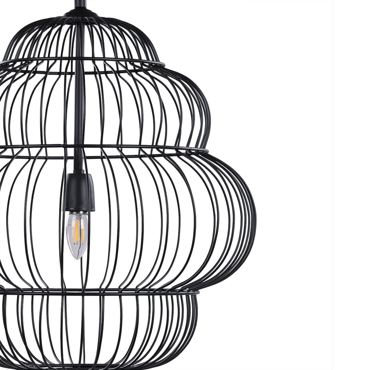 Libra Interiors Mira Tiered Cloud Wire Pendant