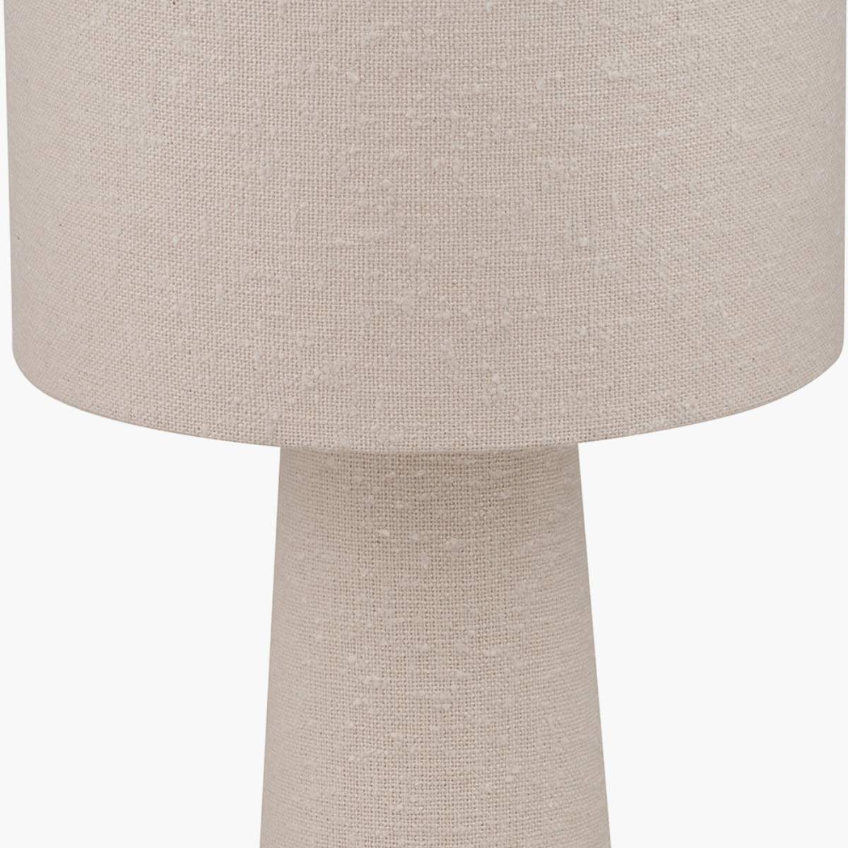 Pacific Lifestyle Mirissa White Slubby Handloom Fabric Floor Lamp