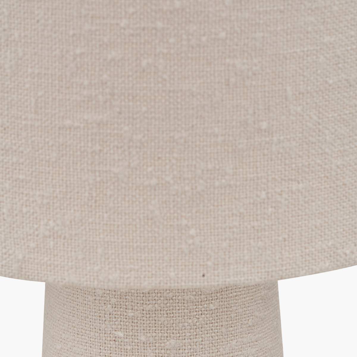 Pacific Lifestyle Mirissa White Slubby Handloom Fabric Floor Lamp