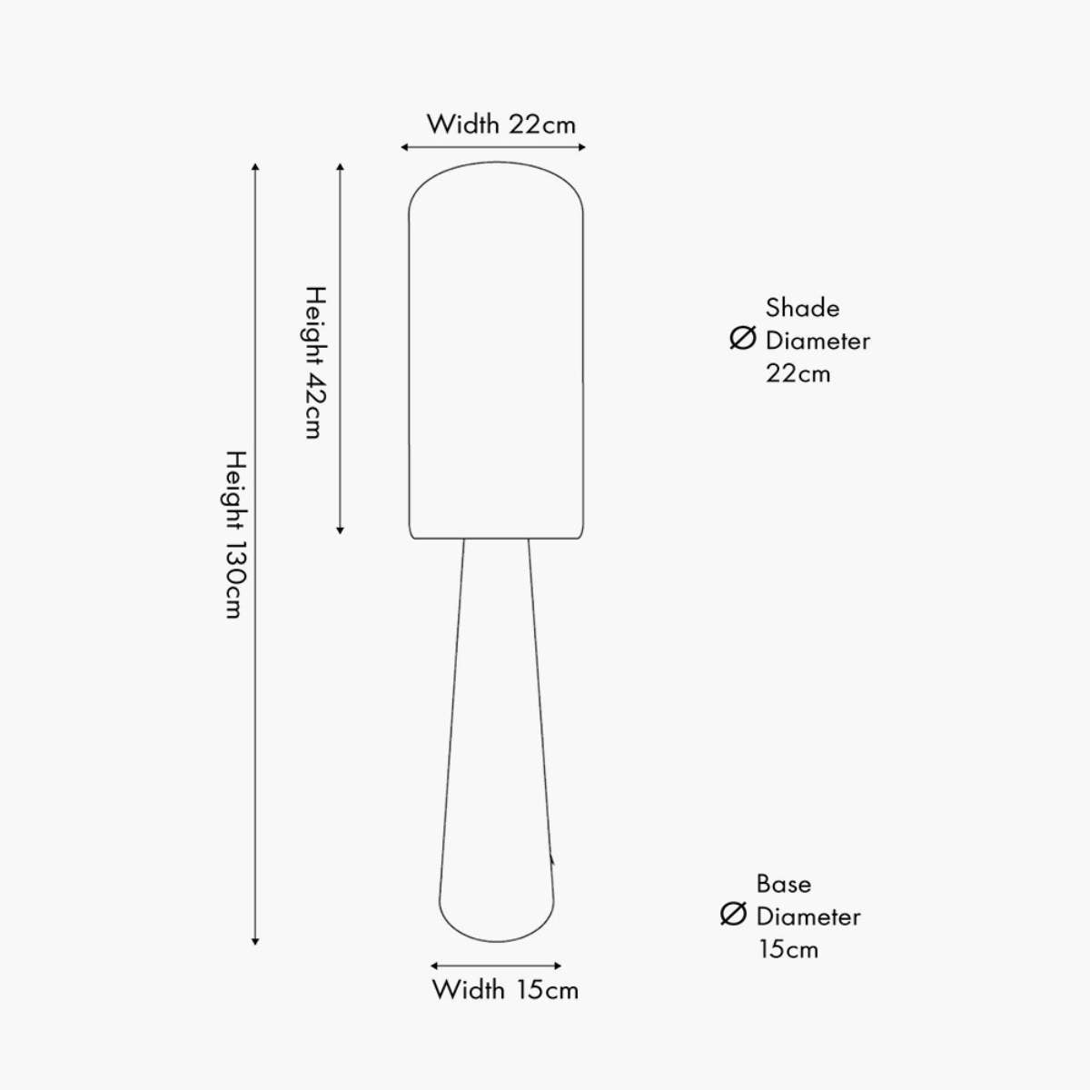 Pacific Lifestyle Mirissa White Slubby Handloom Fabric Table Lamp
