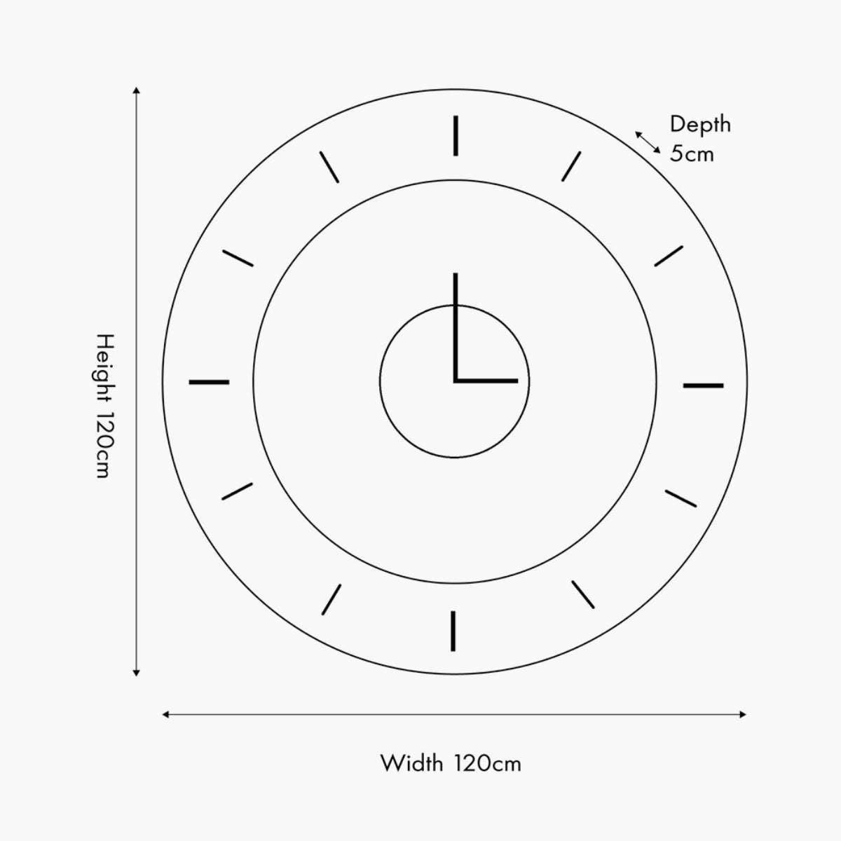 Pacific Lifestyle Mirror and Gold 2 Piece Open Wall Clock