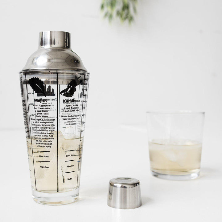 Mix Master Glass Cocktail Shaker-Beaumonde