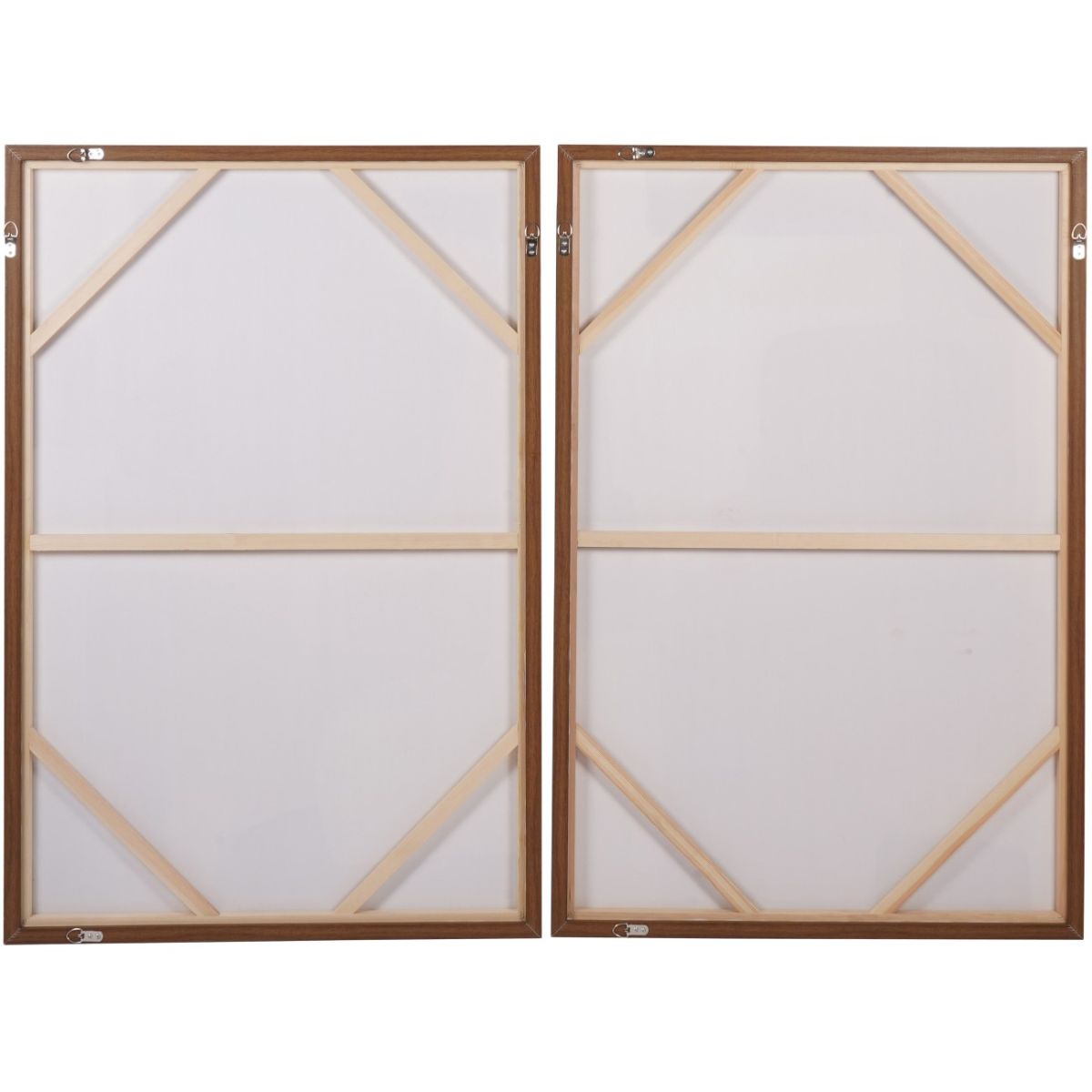 Libra Interiors Modern Abstract Set of 2 Framed Canvas Wall Art 160x120cm