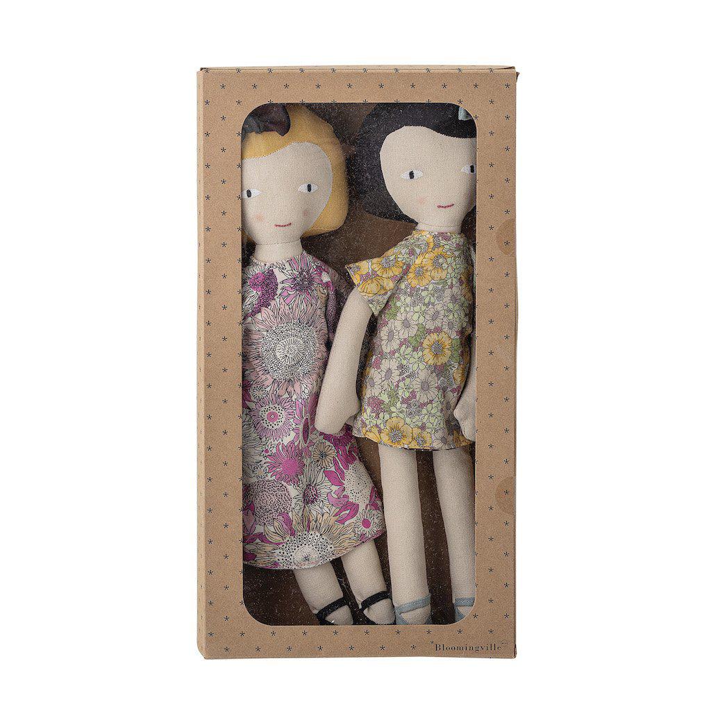Molly and Vida Rag Doll Set-Bloomingville Mini-Beaumonde