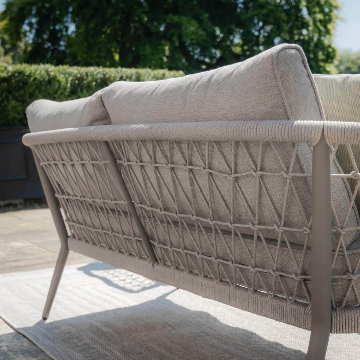 Maze Monaco Rope Weave 2 Seat Sofa Set
