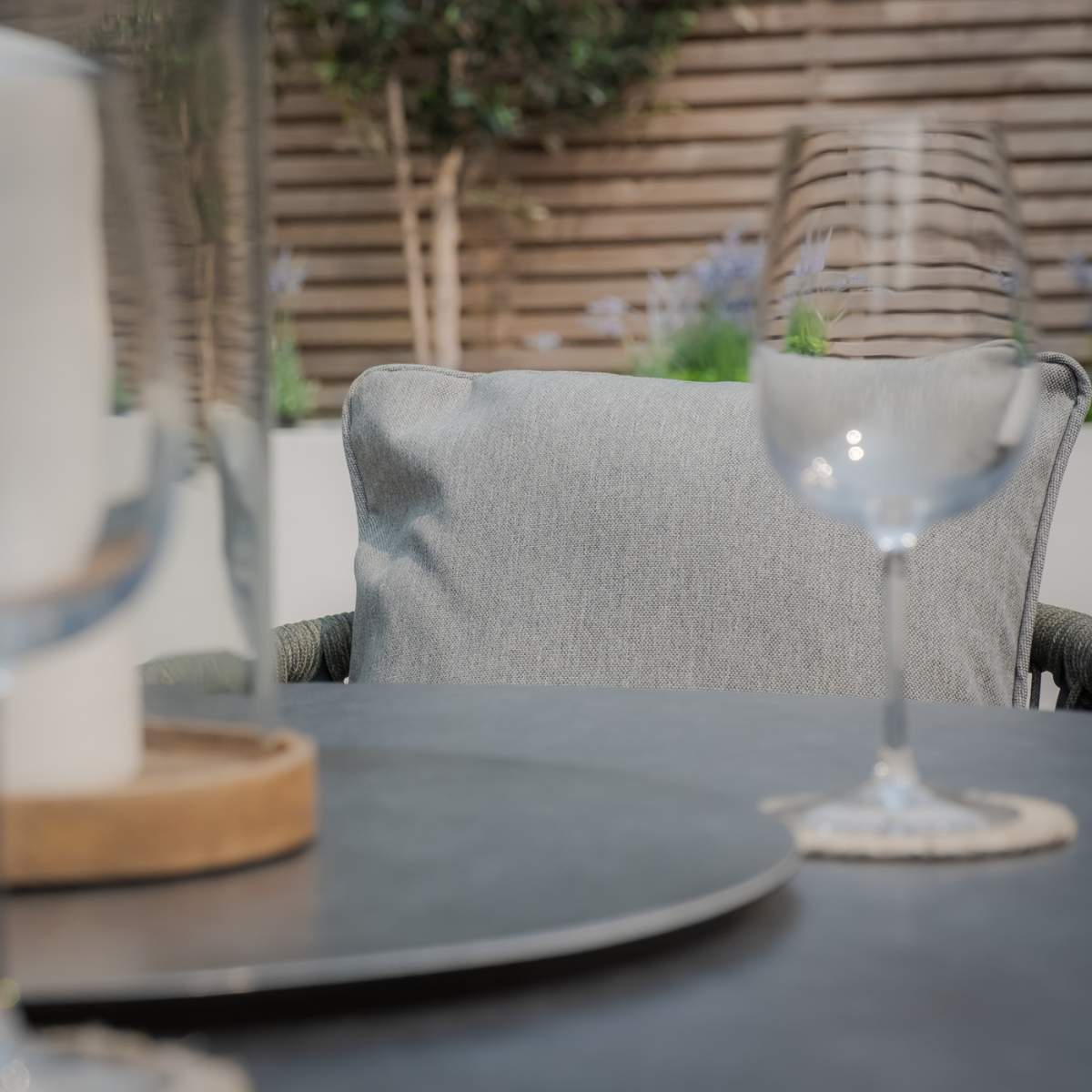 Maze Monaco Rope Weave 6 Seat Oval Dining Set
