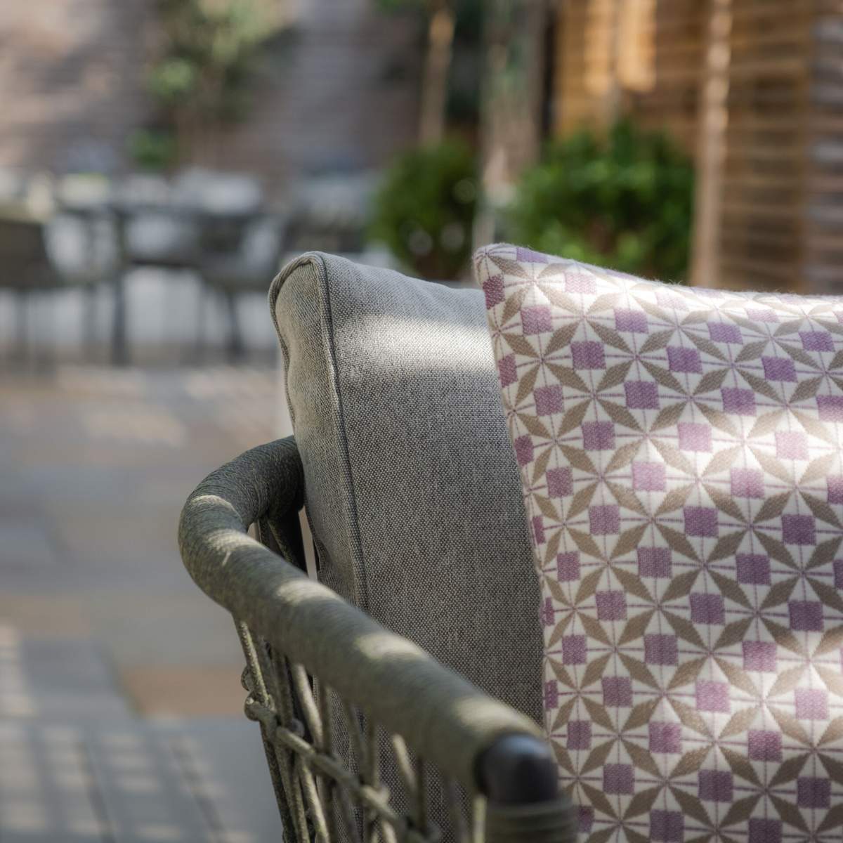 Maze Monaco Rope Weave Large Corner Dining Set