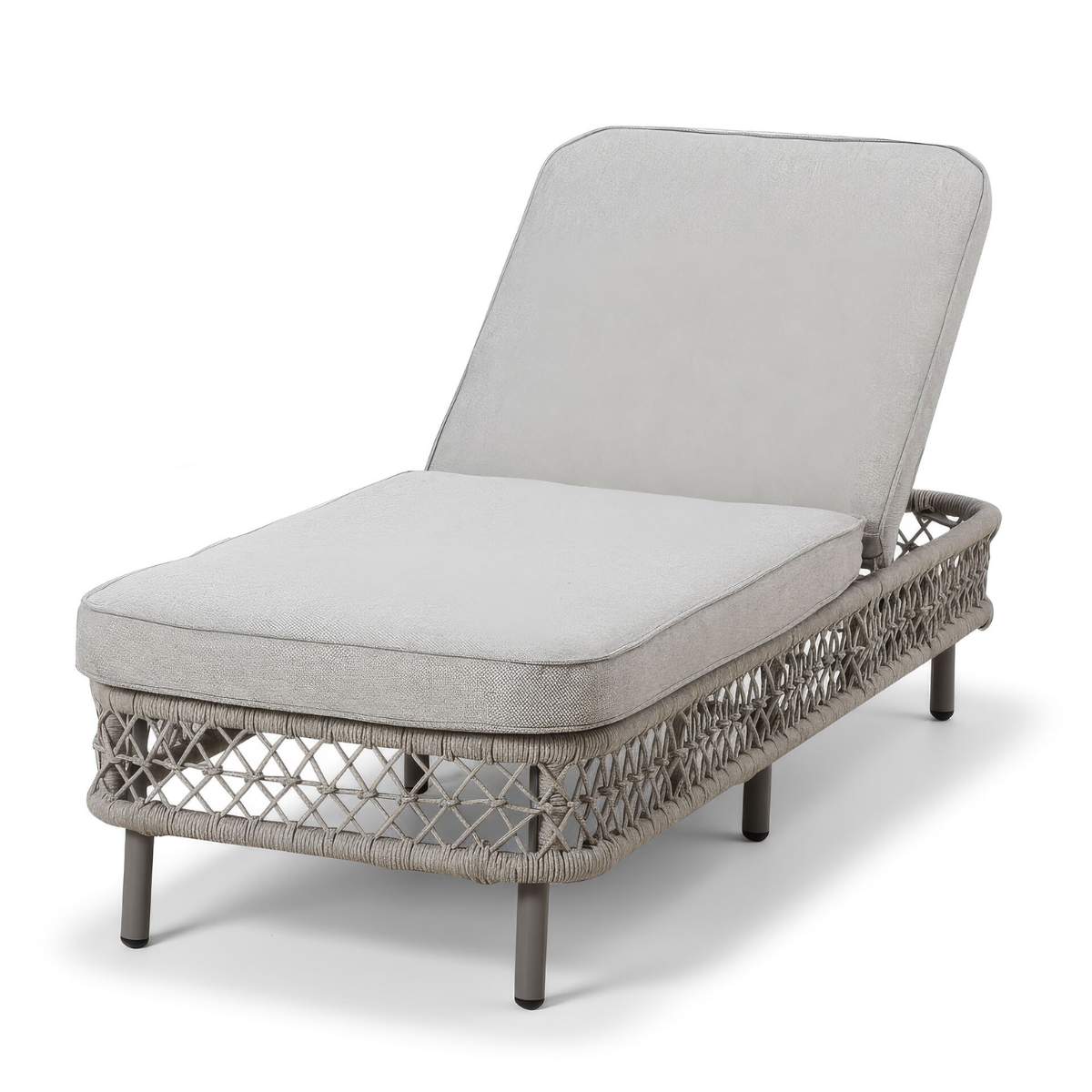 Maze Monaco Rope Weave Sunlounger Set