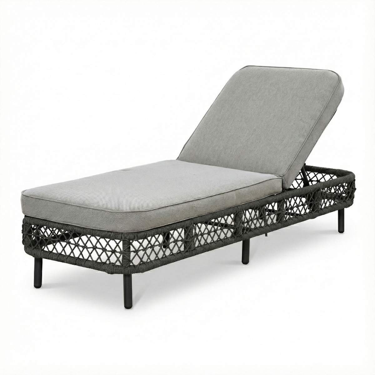 Maze Monaco Rope Weave Sunlounger Set