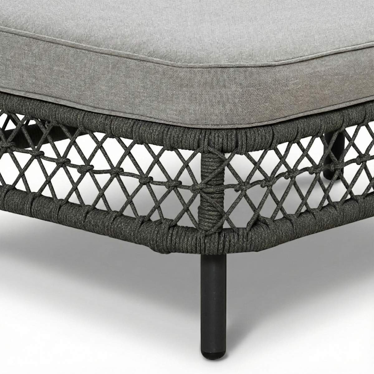 Maze Monaco Rope Weave Sunlounger Set