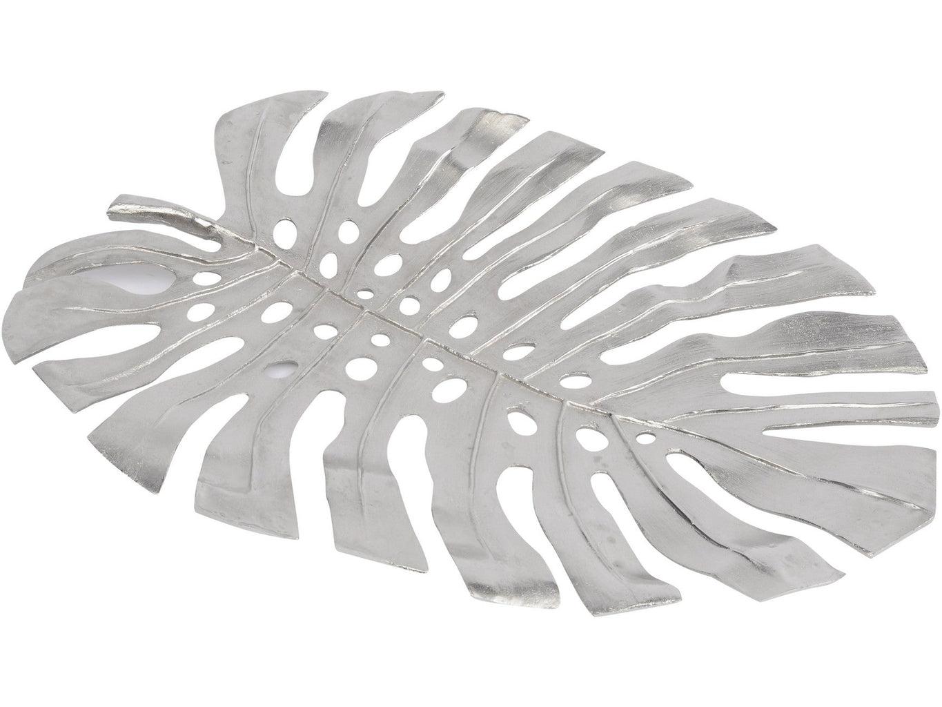 Monstera Leaf Aluminium Platter-Beaumonde