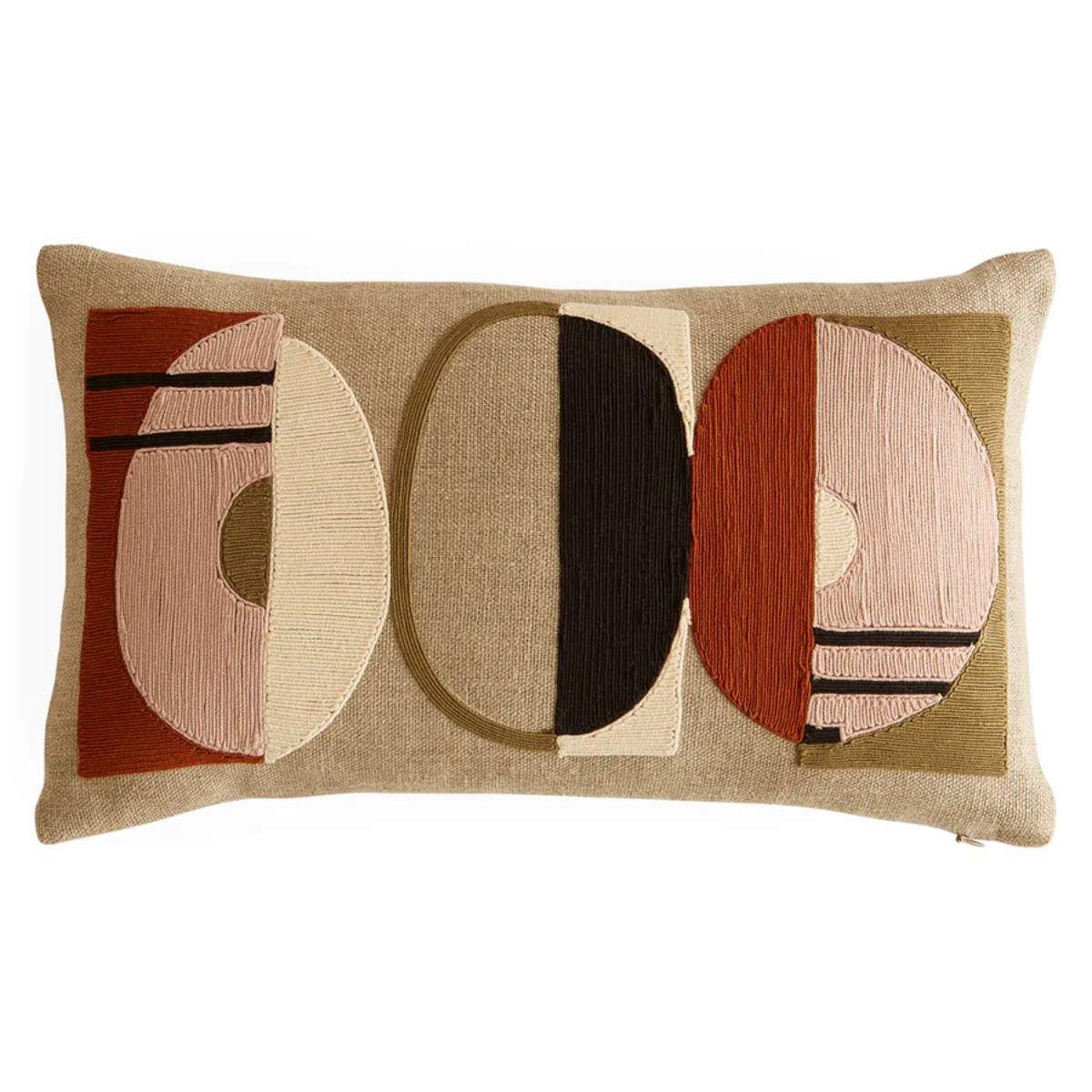 Jonathan Adler Monterey Circles Cushion Neutral