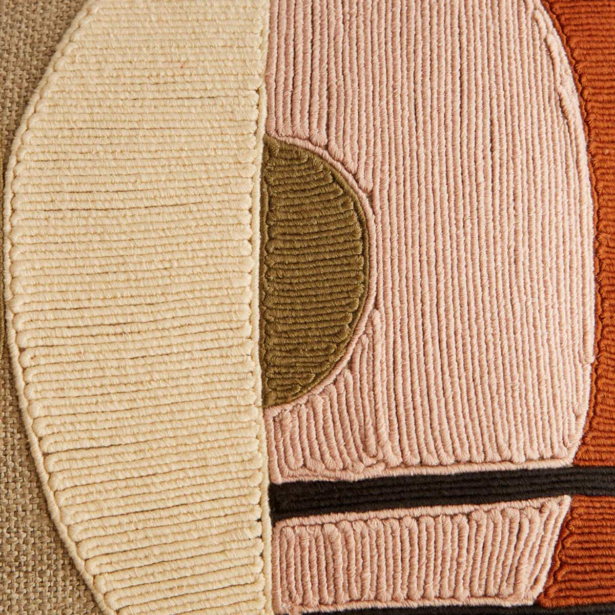 Jonathan Adler Monterey Circles Cushion Neutral