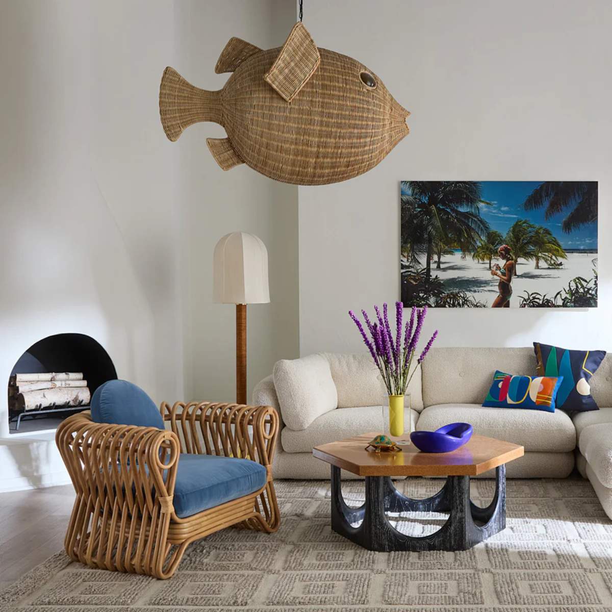Jonathan Adler Monterey Circles Cushion