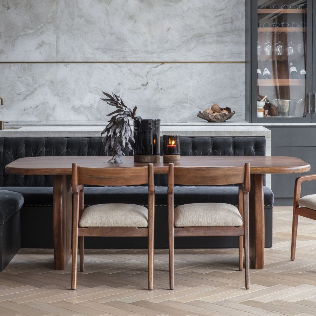 Libra Interiors Monterey Rectangular Wooden Dining Table