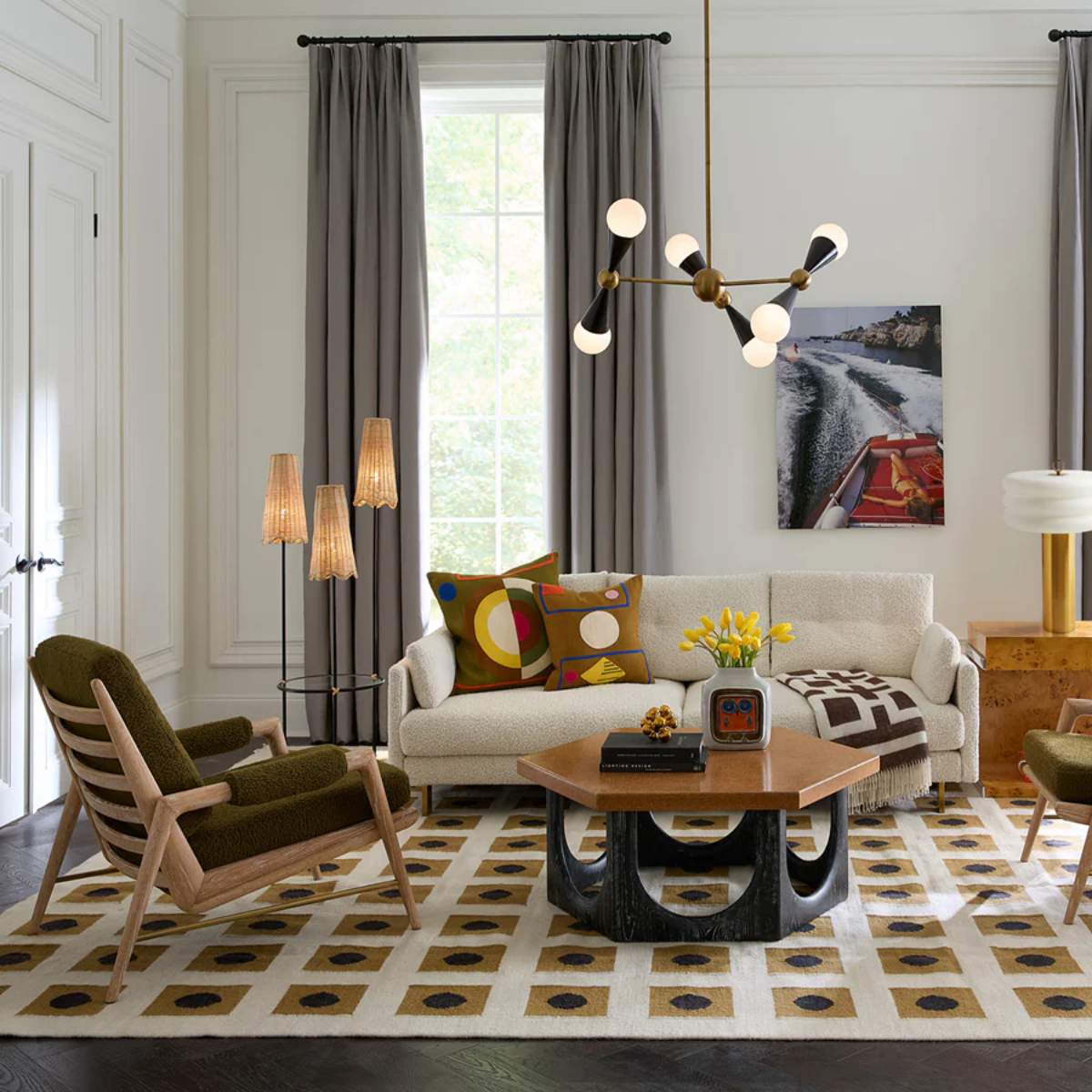 Jonathan Adler Monterey Shapes Cushion